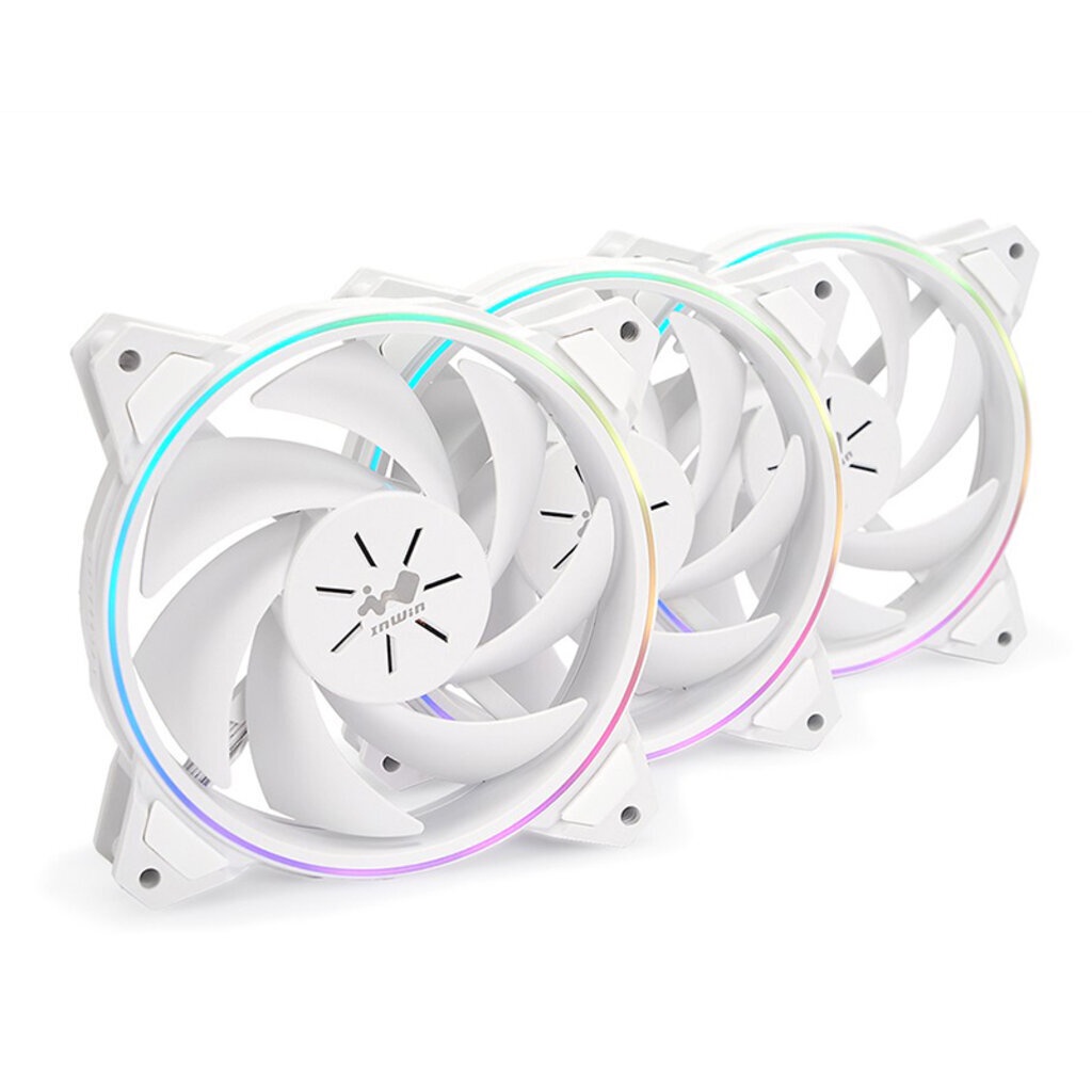 InWin SIRIUS Pure Loop ASL120 White (3 x 120mm) PWM Fan Triple Pack