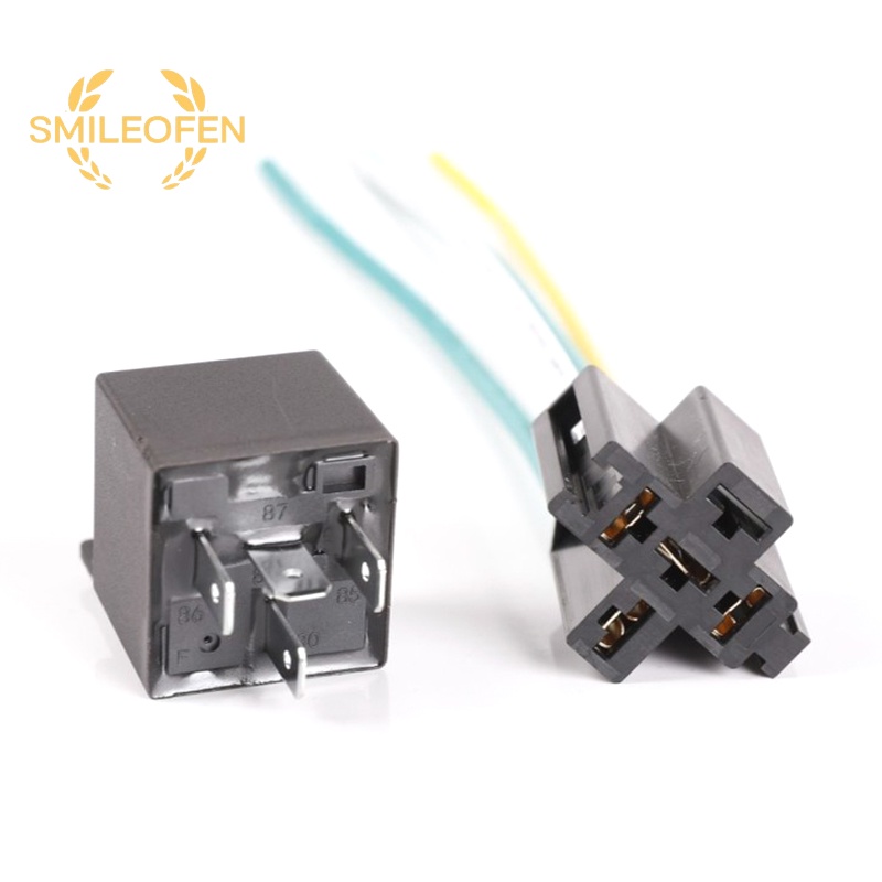 [Smileofen] รีเลย์ GPS 4-Pin 12V 40A กันขโมย สําหรับรถยนต์ รถบรรทุก รถตู้ รถจักรยานยนต์ เรือ