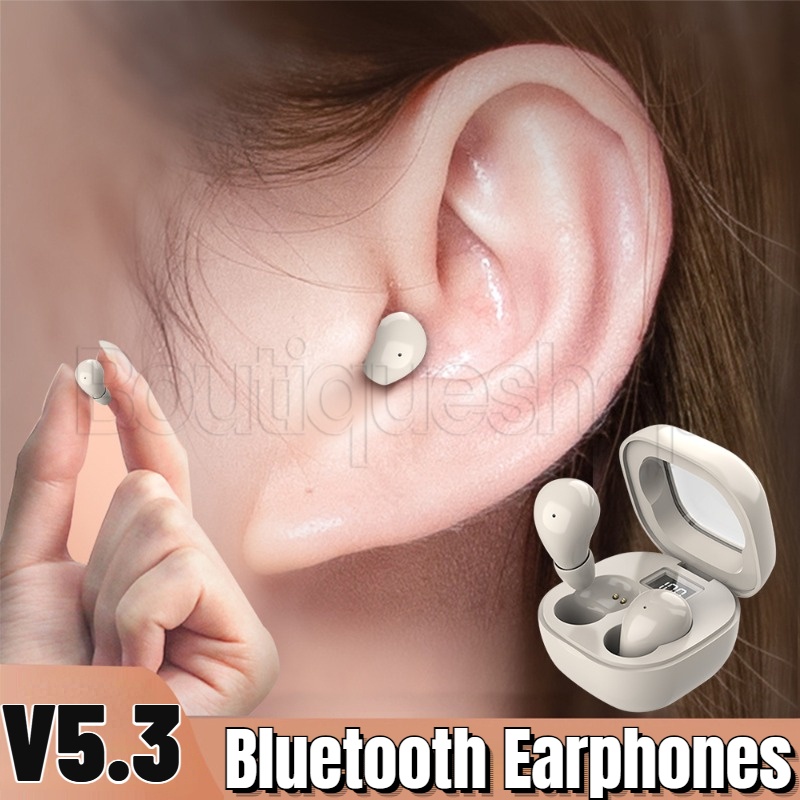 หูฟังอินเอียร์ไร้สาย ลดเสียงรบกวน SK19 บลูทูธ 5.3 ขนาดเล็ก มองไม่เห็น สําหรับเล่นกีฬา