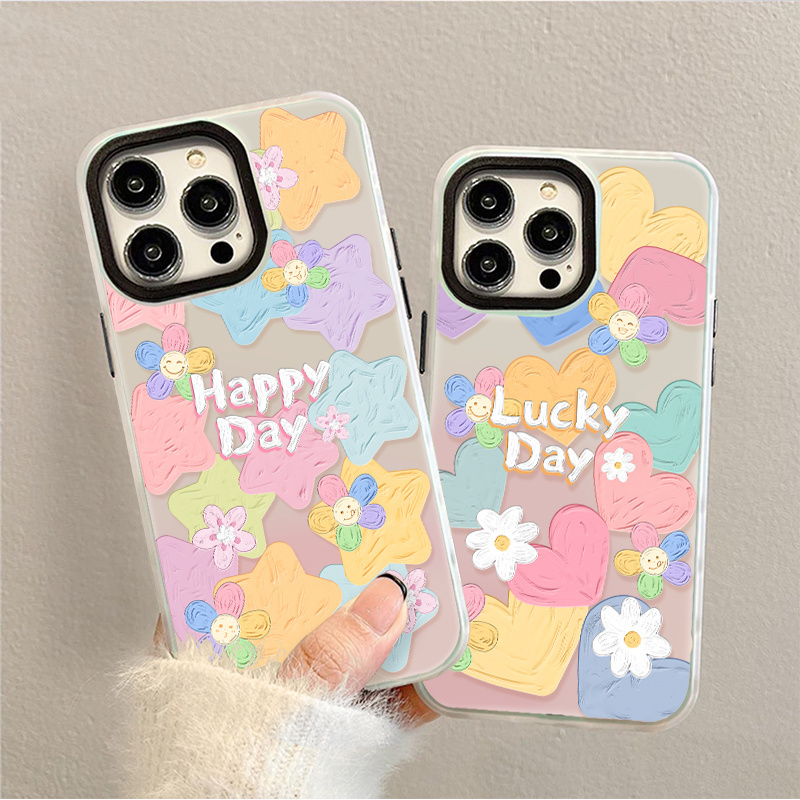 (พร้อมส่งในไทย)ภาพวาดสีน้ำมันดาว สำหรับVIVOY17 Y15 Y12S Y21S Y22S Y50 Y95 V25 V25PRO V23 5G น่ารัก TPU โปร่งแสง case