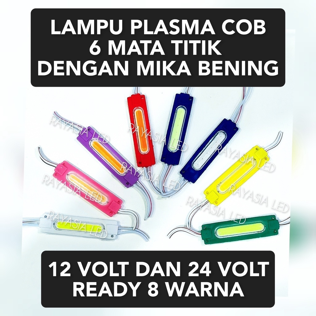 MATA COB PLASMA UNDERLIGHT 6 POINTS 12 VOLT 24VOLT AUTOMOTIVE VARIATION