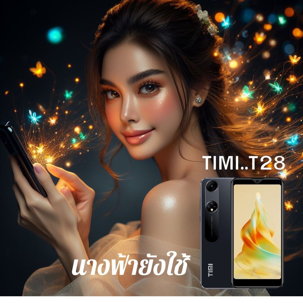 (พร้อมส่งจากไทย) โทรศัพท์มือถือ TIMI T28 (6+128GB) Android11 จอใหญ่ 6.5 นิ้ว แบตเตอรี่ 5500mAh  ประกันศูนย์ไทย 1 ปี