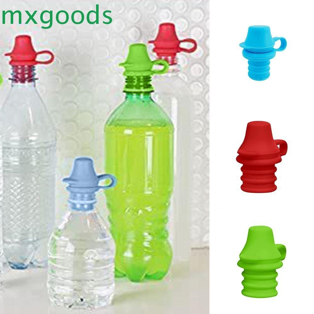 Mxgoods จุกปิดขวดน้ําดื่ม ซิลิโคน กันรั่วซึม แบบพกพา แบบเปลี่ยน