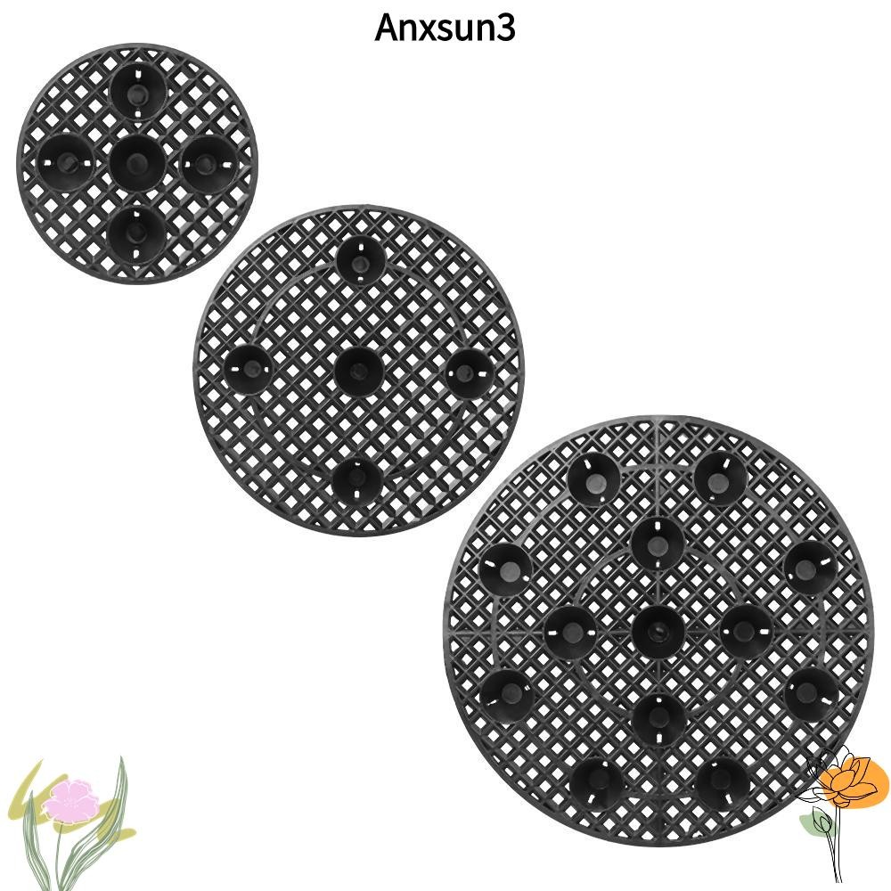 Anxsun3 ขาตั้งพืชในร่มกลางแจ้งกระถางดอกไม้ที่วางพืชป้องกันการเน่าและความเสียหายลานดาดฟ้ากระถางต้นไม้จานรอง