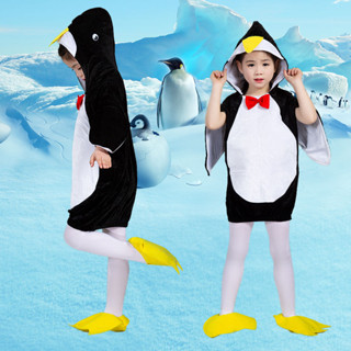 [YCF] ชุดเต้นสัตว์เพนกวินการ์ตูนวันเด็กชุดการแสดงเล่นตามบทบา…