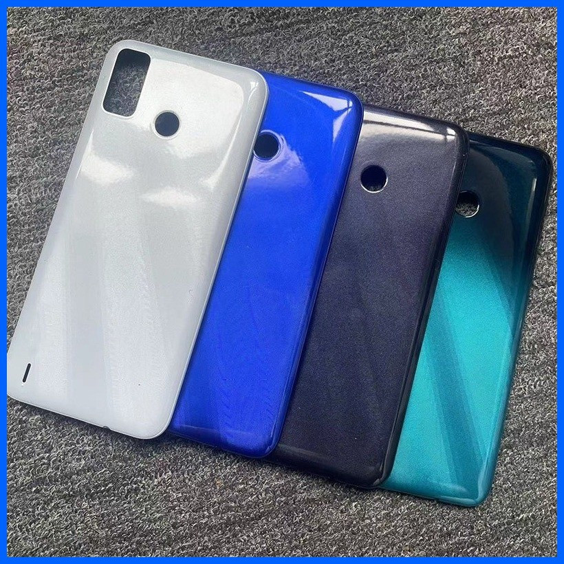 ◆ ◸ ◰ Tecno Spark 6 Go 2020 ฝาหลังแบตเตอรี่ KE5 KE5j KE5k ด้านหลังแผงเคสด้านหลังด้านหลัง