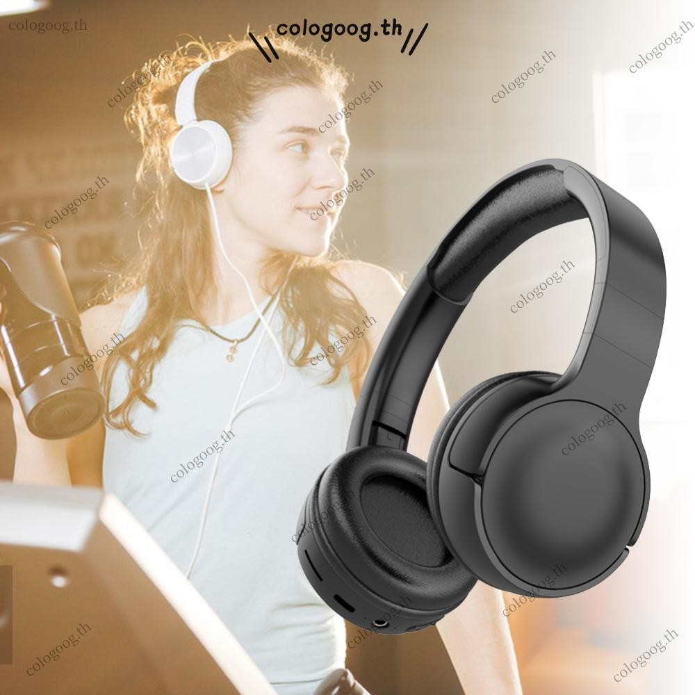 หูฟังครอบหูที่รองรับบลูทูธไร้สายชุดหูฟังเวลาเล่น 10 ชม. เบสลึก