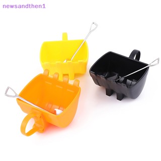 Newsandthen1 ถังขุด พร้อมจอบ ช้อน พลาสติก สร้างสรรค์ สําหรับขุด ขุด เขี่ยบุหรี่ เค้ก