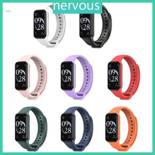 Nerv สายนาฬิกาข้อมือซิลิโคน ระบายอากาศ ปลดเร็ว ปรับได้ แบบเปลี่ยน สําหรับ Redmi Band 2 Smartwatch