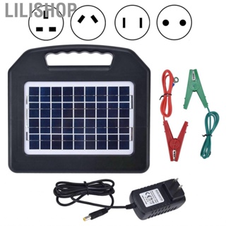 Lilishop Electric Fence  Accessory Portable Solar for 5W 20 Miles