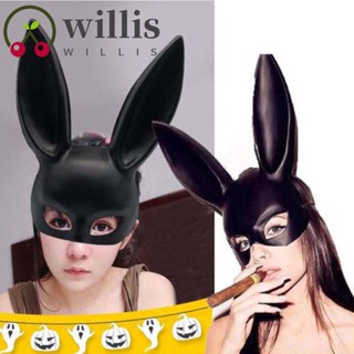 Willis หน้ากากคอสเพลย์ รูปหูกระต่าย แบบเต็มหน้า สําหรับปาร์ตี้ฮาโลวีน