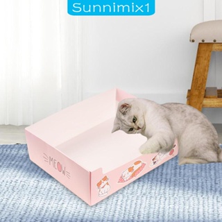 [Sunnimix1] ถาดใส่ทรายสัตว์เลี้ยง แบบใช้แล้วทิ้ง สําหรับกระต่าย แมว