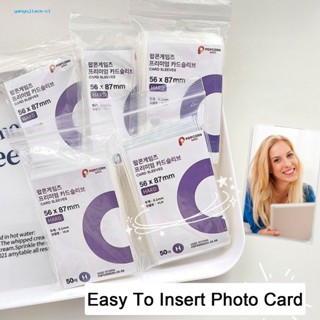 [yanyujiace] ฟิล์มกันรอย Cpp ใส กันน้ํา ทนทาน สําหรับเก็บรูปภาพ 50 ชิ้น