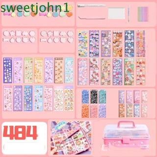 Sweetjohn ชุดสติกเกอร์ Guka Diy สําหรับติดตกแต่งสมุดภาพ พวงกุญแจ