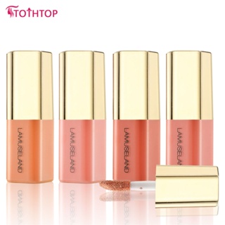 Lamuseland Revealing Complexion Liquid Blush Lips And Cheeks Dual-use Long Lasting Lip Tint แต่งหน้าบนใบหน้า [TOP]