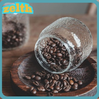 Zelth โหลแก้วใส ขนาด 4.3*3.3*3.3 นิ้ว 500 มล. สําหรับใส่เมล็ดกาแฟ