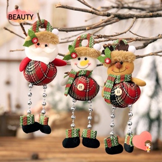 Beauty จี้ตุ๊กตาซานตาคลอส สโนว์แมน แขวนต้นคริสต์มาส