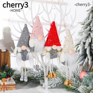 Cherry3 ตุ๊กตาคนแคระ ประดับเลื่อม ขายาว สําหรับตกแต่งต้นคริสต์มาส