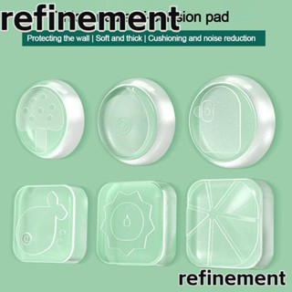 Refinement กันชนประตู ซิลิโคนใส มีกาวในตัว กันน้ํา สําหรับติดผนังบ้าน