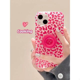 ใหม่ เคสโทรศัพท์มือถือ ลายเสือดาว สีชมพู สําหรับ Apple Iphone 13 12 14 pro Max 11