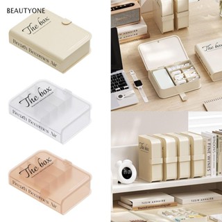 Topbeauty กล่องพลาสติกใส 8 ช่อง กันฝุ่น ทนทาน สําหรับจัดเก็บสายเคเบิ้ล