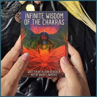 ไพ่ทาโรต์ 42 ใบ เวอร์ชั่นภาษาอังกฤษ Infinite Wisdom of The Chakras Oracle Cards สําหรับของขวัญวันพฤศจิกายน