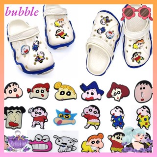 Bubble จิ๊บติดรองเท้า ลายการ์ตูนชินจัง สําหรับเด็ก 1 ชิ้น 19 ชิ้น