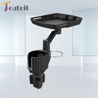 Tcuteit ที่วางแก้วกาแฟ เบอร์เกอร์ หมุนได้ 360 องศา สําหรับภายในรถยนต์