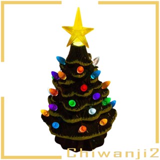 [Chiwanji2] โคมไฟเซรามิค ใช้แบตเตอรี่ ขนาดเล็ก 7.4 สีสดใส สําหรับตกแต่งคริสต์มาส