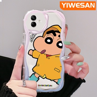 เคสมือถือ แบบนิ่ม แบบใส ลายการ์ตูนชินจัง กันกระแทก สําหรับ Samsung A04 A04E M04 F04