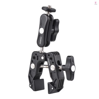 Andoer Flexible Monitor Mount with Dual 360° Rotatable Ball Head for   11/10/9/8 DSLR Cameras