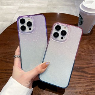 เคสโทรศัพท์มือถือ ไล่โทนสี ลายท้องฟ้ากลางคืน สําหรับ Iphone 11 12 13 14 12promax 13pro 13promax 14pro 14promax