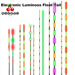 Nicesi ทุ่นลอยน้ําอิเล็กทรอนิกส์ อุปกรณ์ตกปลา สําหรับกลางวัน และกลางคืน