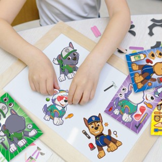 สติกเกอร์ปริศนา รูปการ์ตูนแมว คละแบบ DIY สําหรับตกแต่งของเล่น งานฝีมือ แม่ และลูก