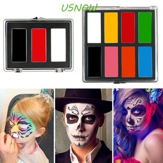 Usnow พาเลทสีน้ํามัน รูปตัวตลก 3/8 สี สําหรับแต่งหน้าฮาโลวีน