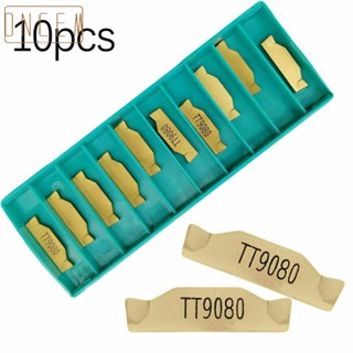 【ONCEMOREAGAIN】10pcs TDC3 TT9080 3mm Wide CNC Lathe Insert Cutting Carbide Turning Tool