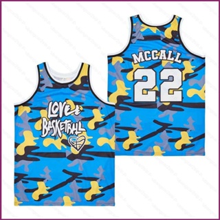 เสื้อกีฬาบาสเก็ตบอล YP2 No.22 Mccall Jersey พลัสไซซ์ สําหรับผู้ชาย และผู้หญิง PY2