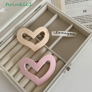 Twinkle1 กิ๊บติดผมหางม้าไฟเบอร์ สีชมพู สไตล์เกาหลี สําหรับผู้หญิง