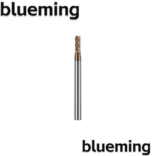 Blueming2 ดอกกัดเหล็กคาร์ไบด์ สีเงิน และสีทอง เส้นผ่าศูนย์กลาง 0.118 นิ้ว (0.157 นิ้ว) เส้นผ่านศูนย์กลาง 4 ร่อง ทนทาน