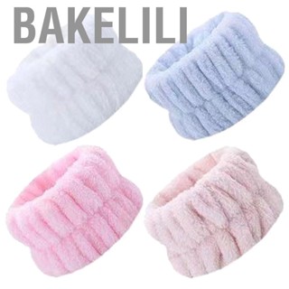 Bakelili Face Washing Wristband Strong Water Absorption Flannel Breathable Light Skin Friendly Wrist Wash Band