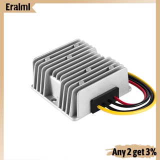 Eralml 48v ถึง 12v10a ตัวควบคุมแรงดันไฟฟ้ายานพาหนะ Ip68 เปลือกอลูมิเนียมอัลลอยด์ กันน้ํา ป้องกันหลายฟังก์ชั่น