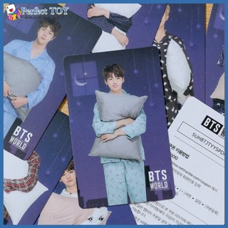 Pst COD KPOP BTS World Pajama Party RM Jin SUGA J-Hope Jung JiMin V Kook โปสการ์ดโลโม่ ขนาดเล็ก