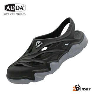 ADDA 2density 5TD75 รองเท้าแตะ รองเท้าลำลอง สำหรับผู้ชาย แบบสวมหัวโต รัดส้น รุ่น 5TD75M1 size 7-10