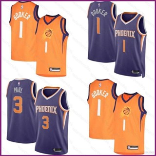 เสื้อกีฬาบาสเก็ตบอล NP2 2022 NBA Jersey Phoenix Suns Booker Paul Classic พลัสไซซ์ PN2