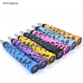 [Jettingbuy] ใหม่ พร้อมส่ง เทปเจลพันคันเบ็ดตกปลา กันลื่น พิมพ์ลายพราง สําหรับพันไม้แบดมินตัน