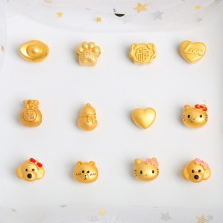 ลูกปัดคริสตัลควอตซ์ รูปหมี สุนัข แมว แฮนด์เมด DIY