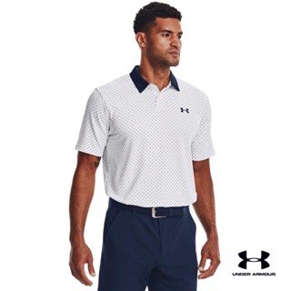 Under Armour UA Mens Performance Printed Polo อันเดอร์ อาร์เมอร์ เสื้อโปโล กอล์ฟ สำหรับผู้ชาย