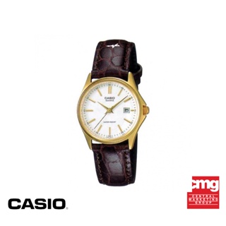 CASIO นาฬิกาข้อมือ CASIO รุ่น LTP-1183Q-7ADF วัสดุสเตนเลสสตีล สีน้ำตาล