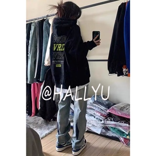 HALLYU เสื้อกันหนาว เสื้อฮู้ด สบาย มีชีวิตชีวา Durable New Style WWY23909RY37Z230912