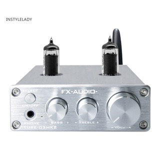 Instylelady FX-Audio ท่อขยายเสียง 03MKII อเนกประสงค์ HiFi 6K4 BT บลูทูธ 50 ปรับได้ สําหรับห้องนอน